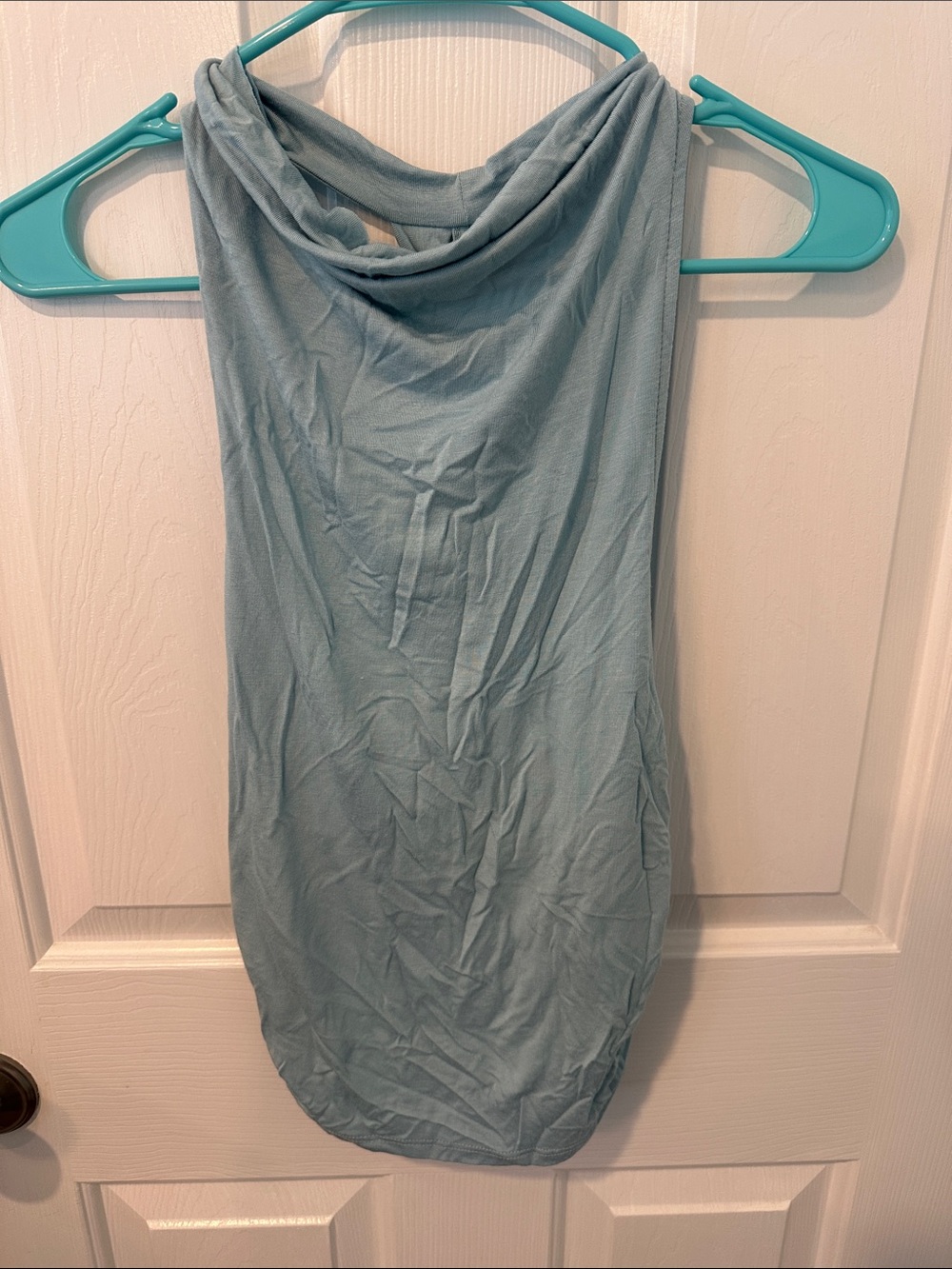 Urban Outfitters Light Blue Cowl Neck Camisole